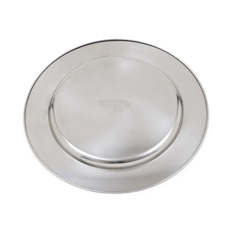 26cm Stainless Steel Plate - Image 2