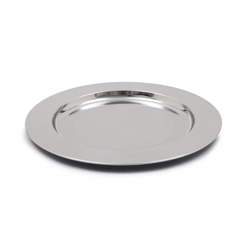 26cm Stainless Steel Plate - Image 3