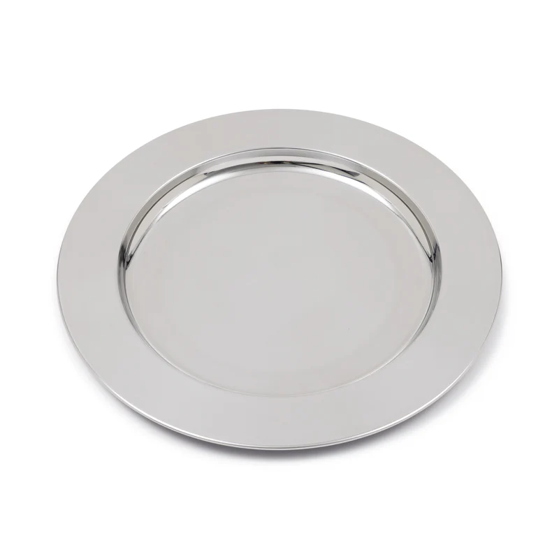 26cm Stainless Steel Plate - Image 4