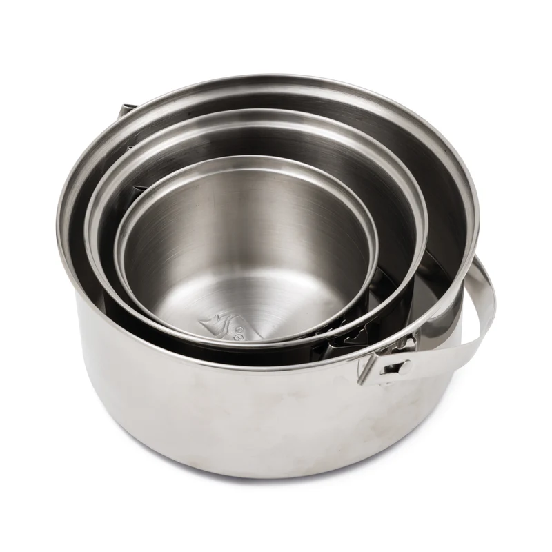 6pc Stainless Steel Pot Set - Image 3