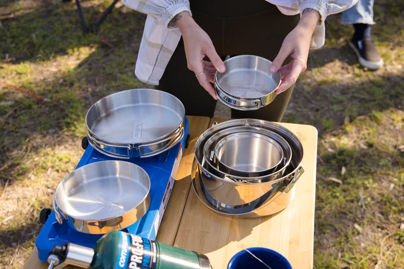 6pc Stainless Steel Pot Set - Image 4