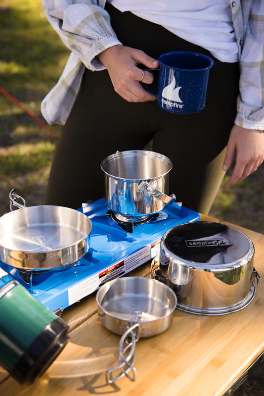 6pc Stainless Steel Pot Set - Image 5