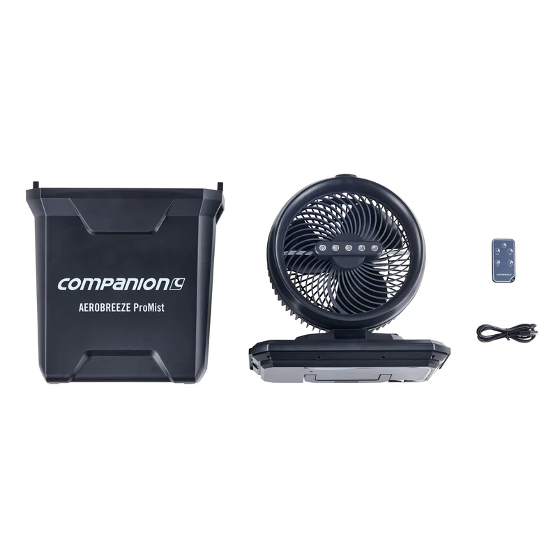 Aerobreeze ProMist 25cm Oscillating Misting Fan - Image 14