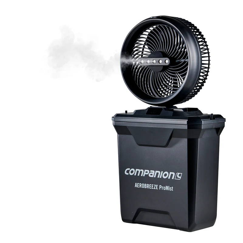 Aerobreeze ProMist 25cm Oscillating Misting Fan - Image 2