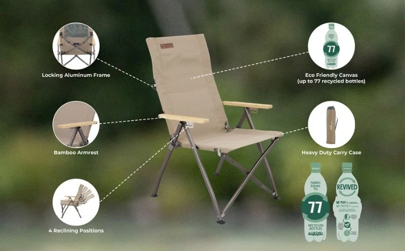Cape Series Recliner Chair - Tan - Image 8