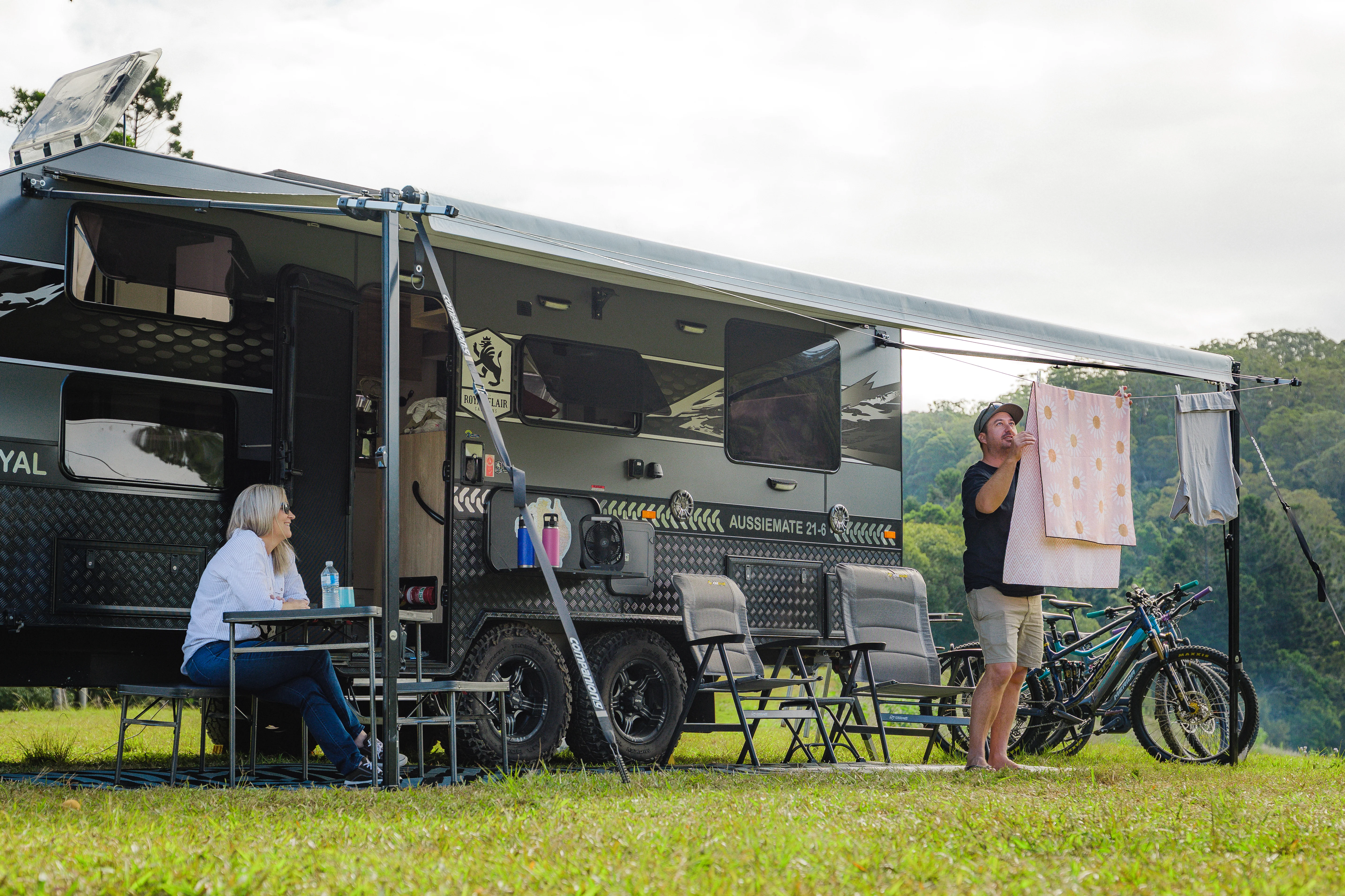 Caravan Awning Clothesline - Image 2