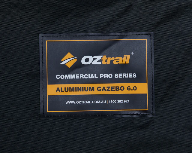 Commercial Pro Aluminium 6.0 Gazebo - Black - Image 9