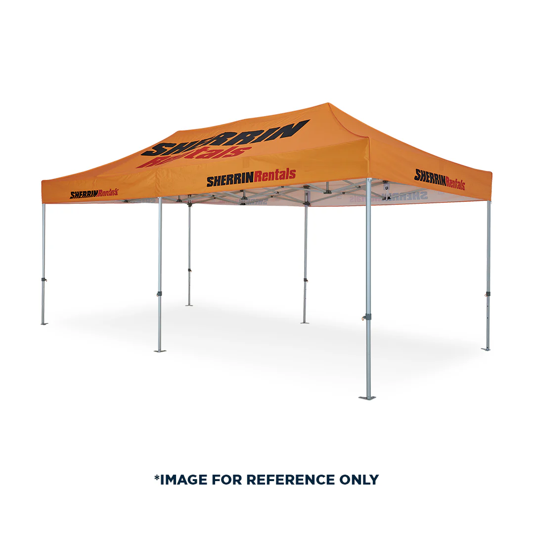 Commercial Pro Aluminium 6.0 Gazebo - Custom Printed - Image 2