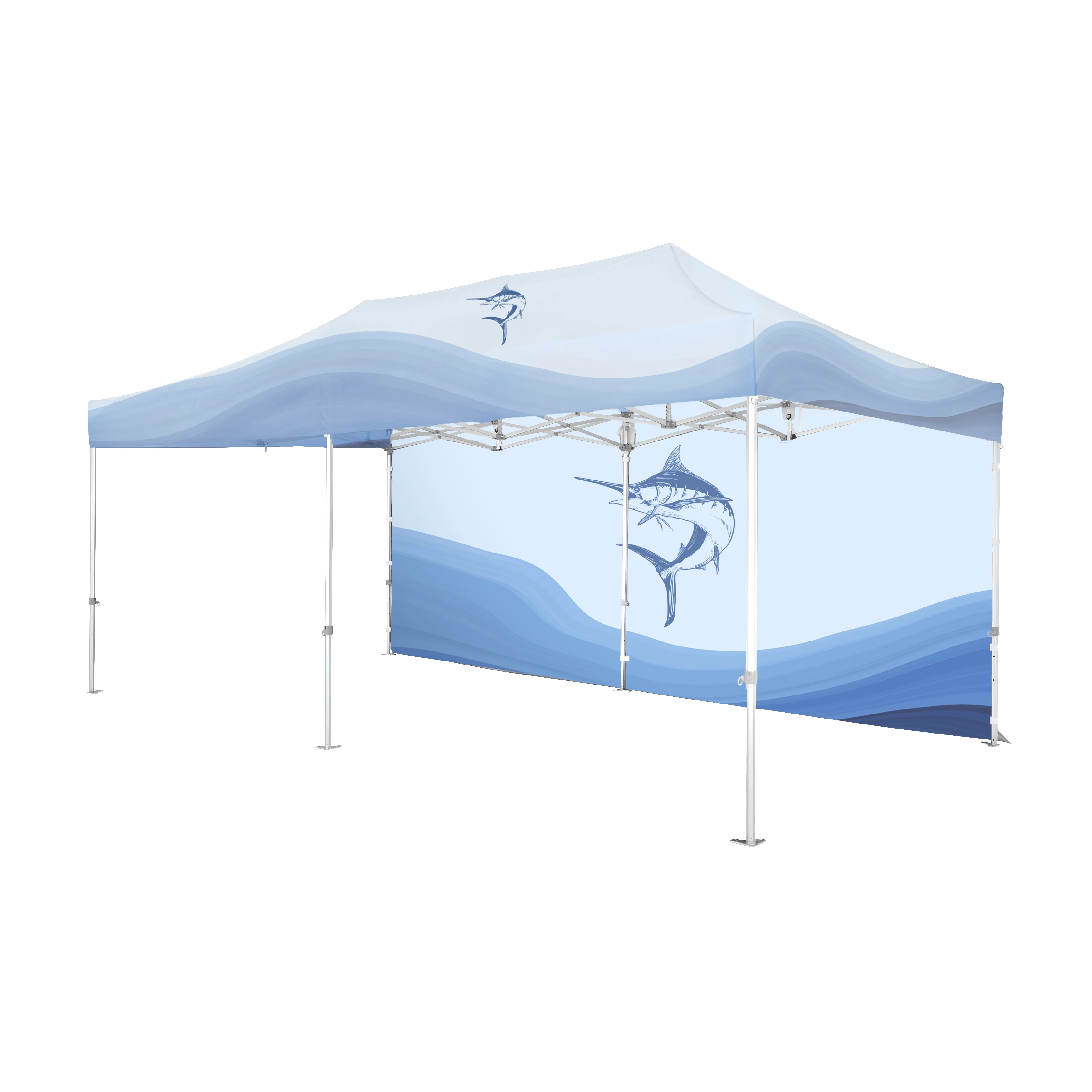 Commercial Pro Aluminium 6.0 Gazebo - Custom Printed - Image 5