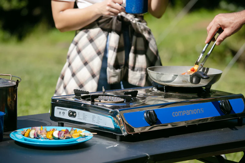 Double Burner Wok Cooker - Image 2