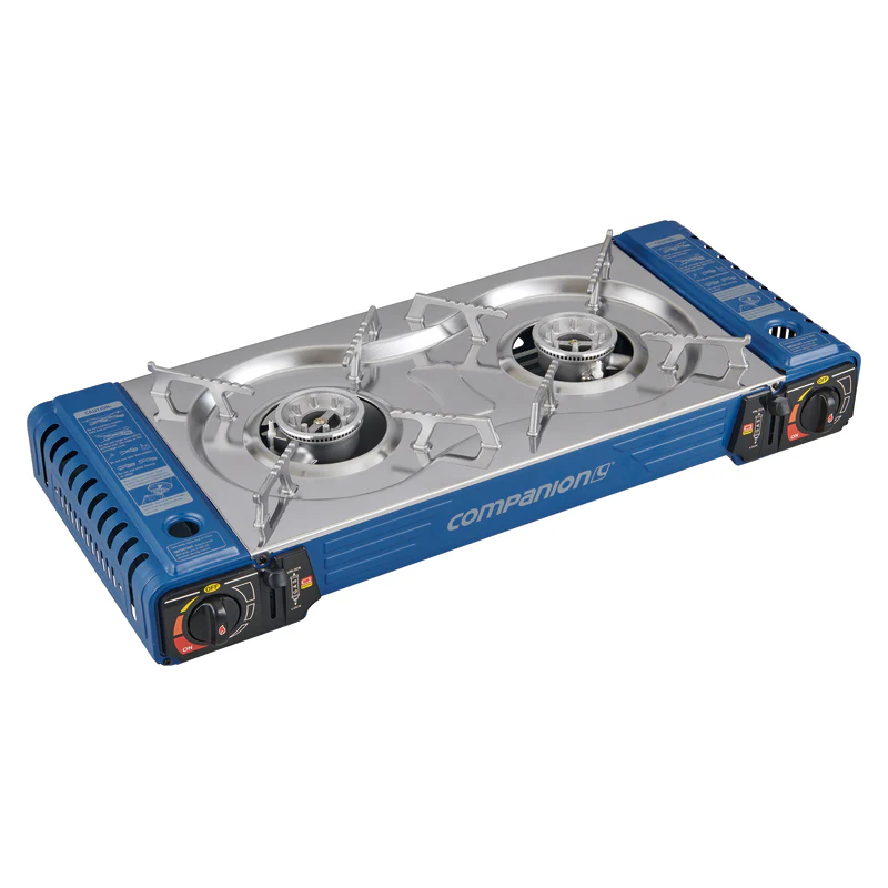Double Butane Stove with Hotplate - Image 2
