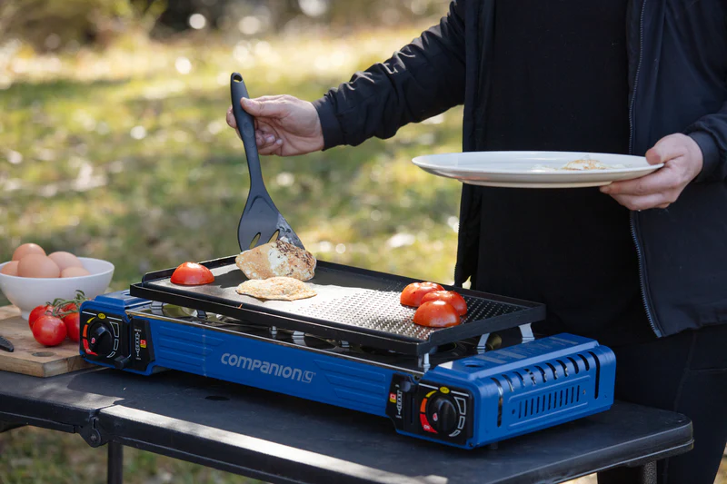 Double Butane Stove with Hotplate - Image 3
