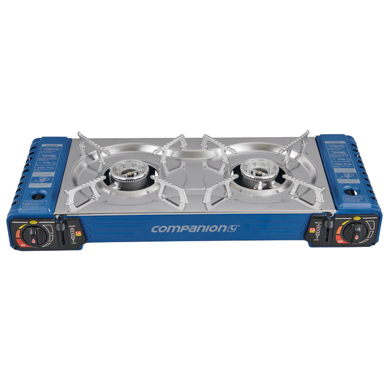 Double Butane Stove with Hotplate - Image 4
