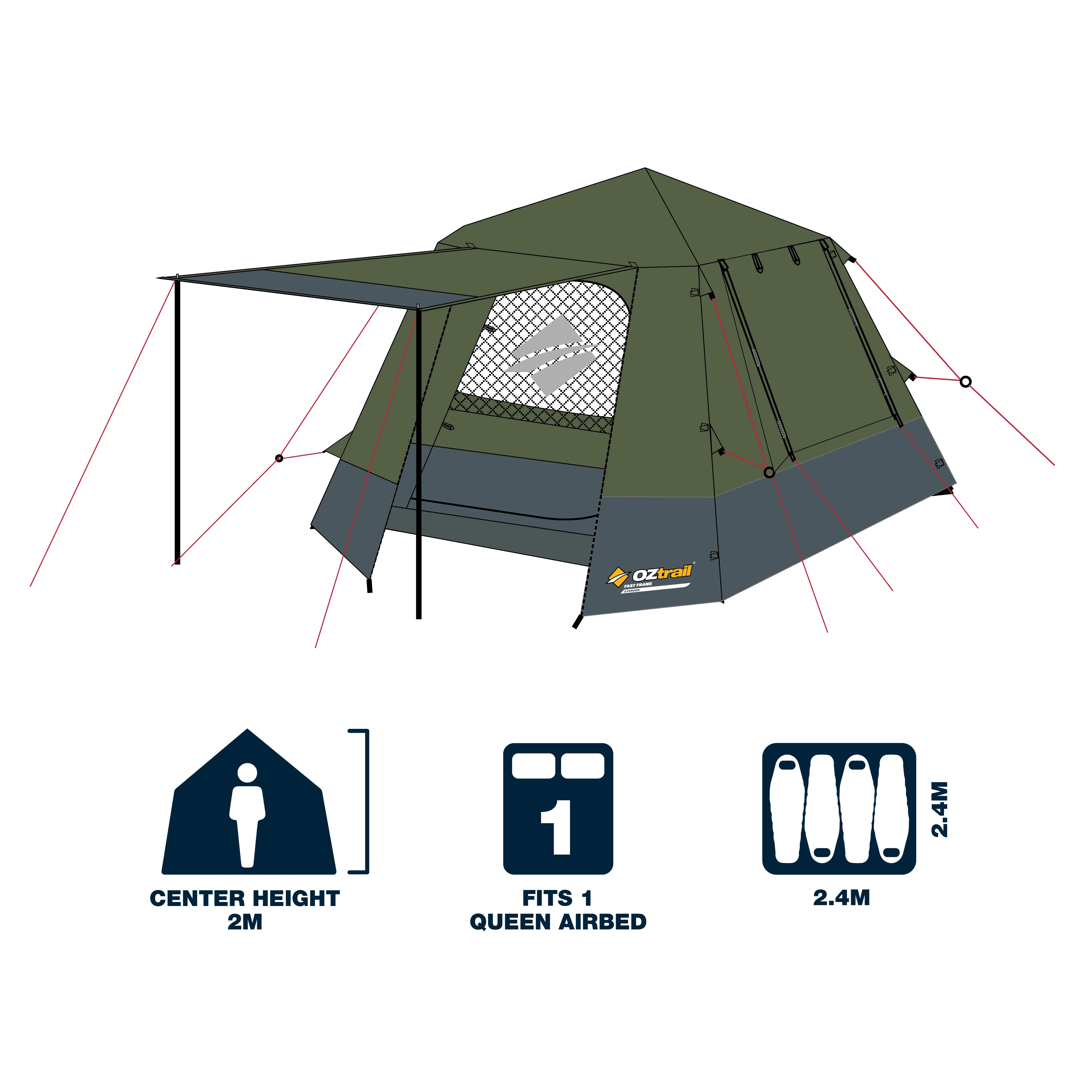 Fast Frame 4P Tent - Image 4