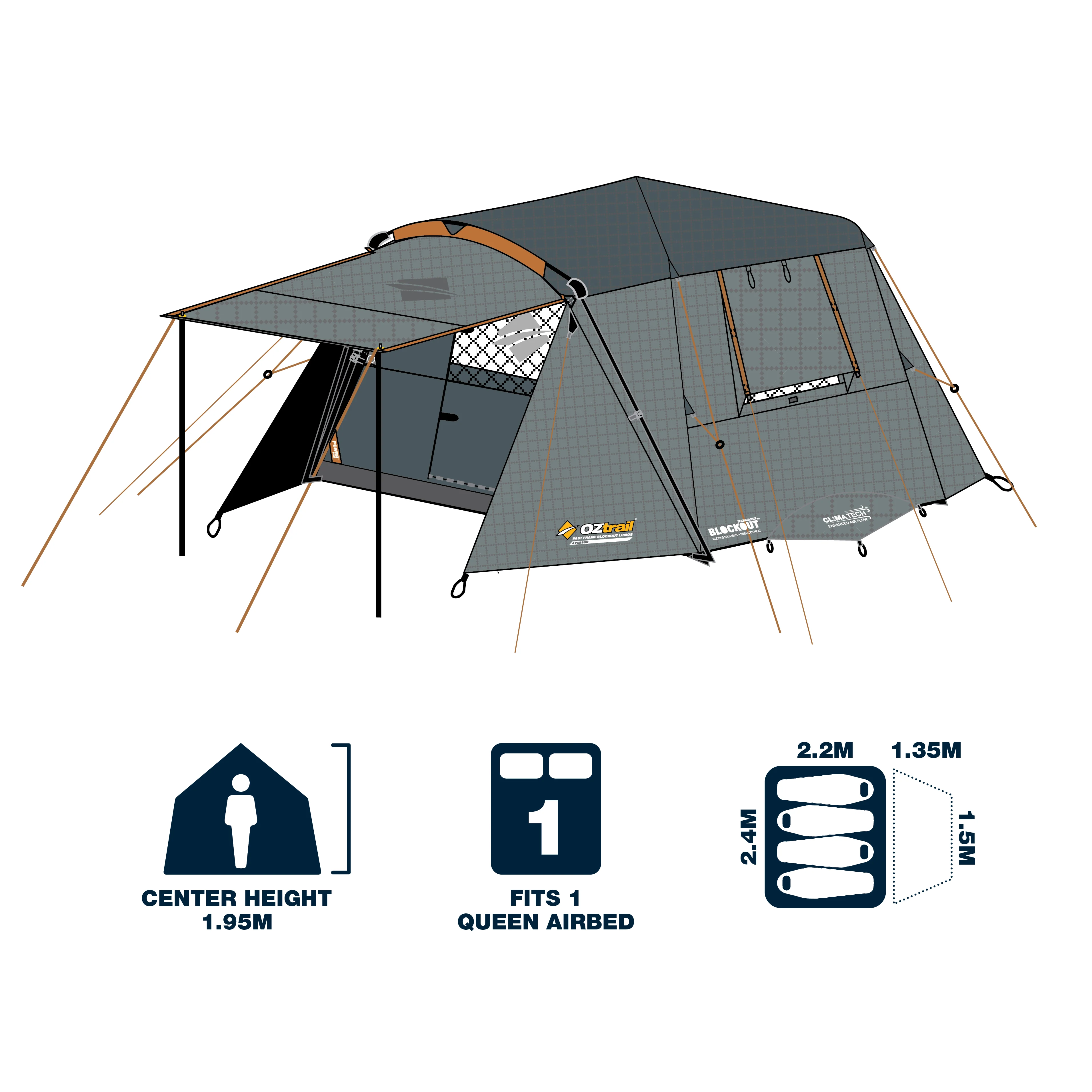 Fast Frame BlockOut Lumos 4P Tent - Image 2