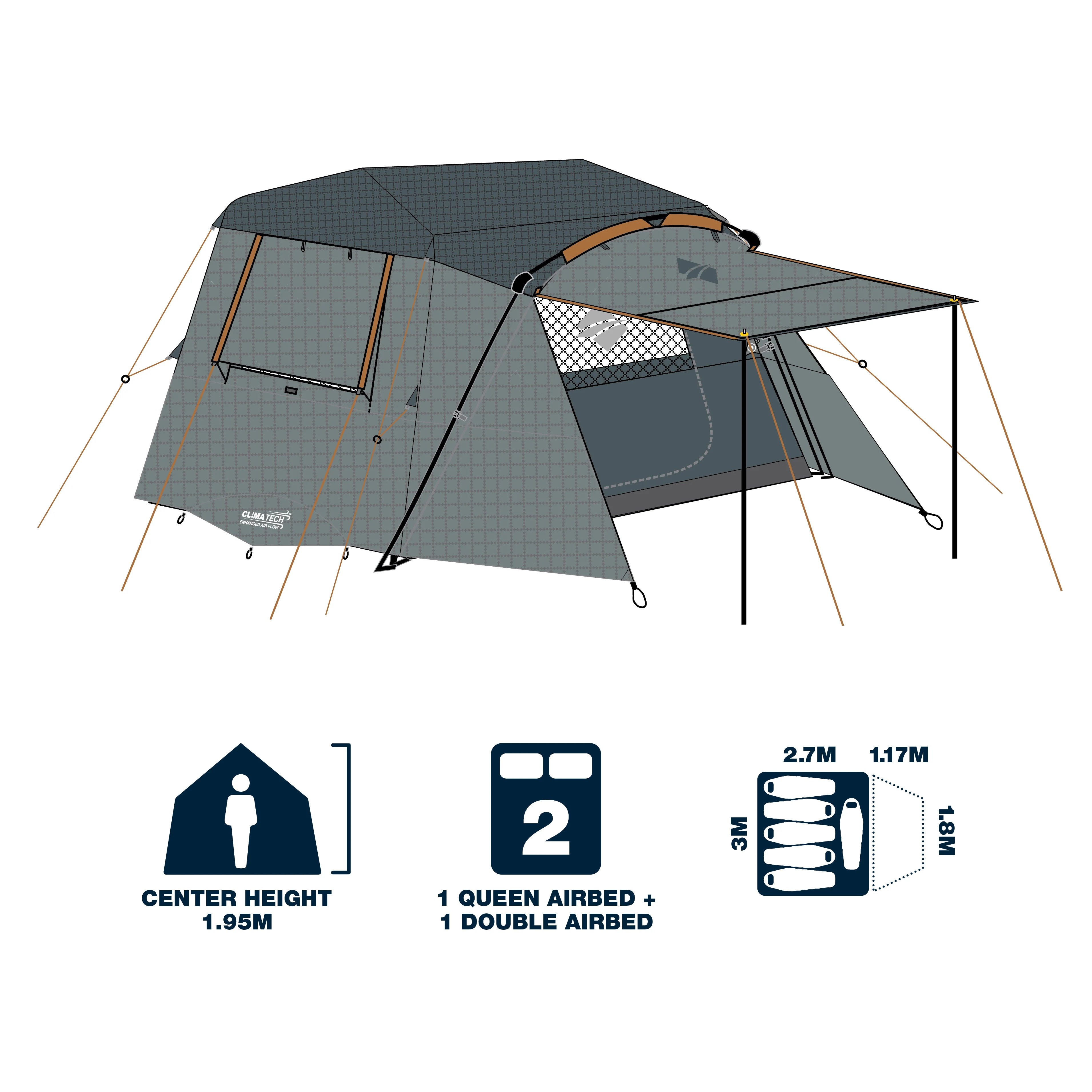 Fast Frame BlockOut Lumos 6P Tent - Image 3