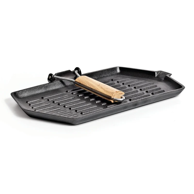 Rectangular Folding Frying Grill Pan - Image 2