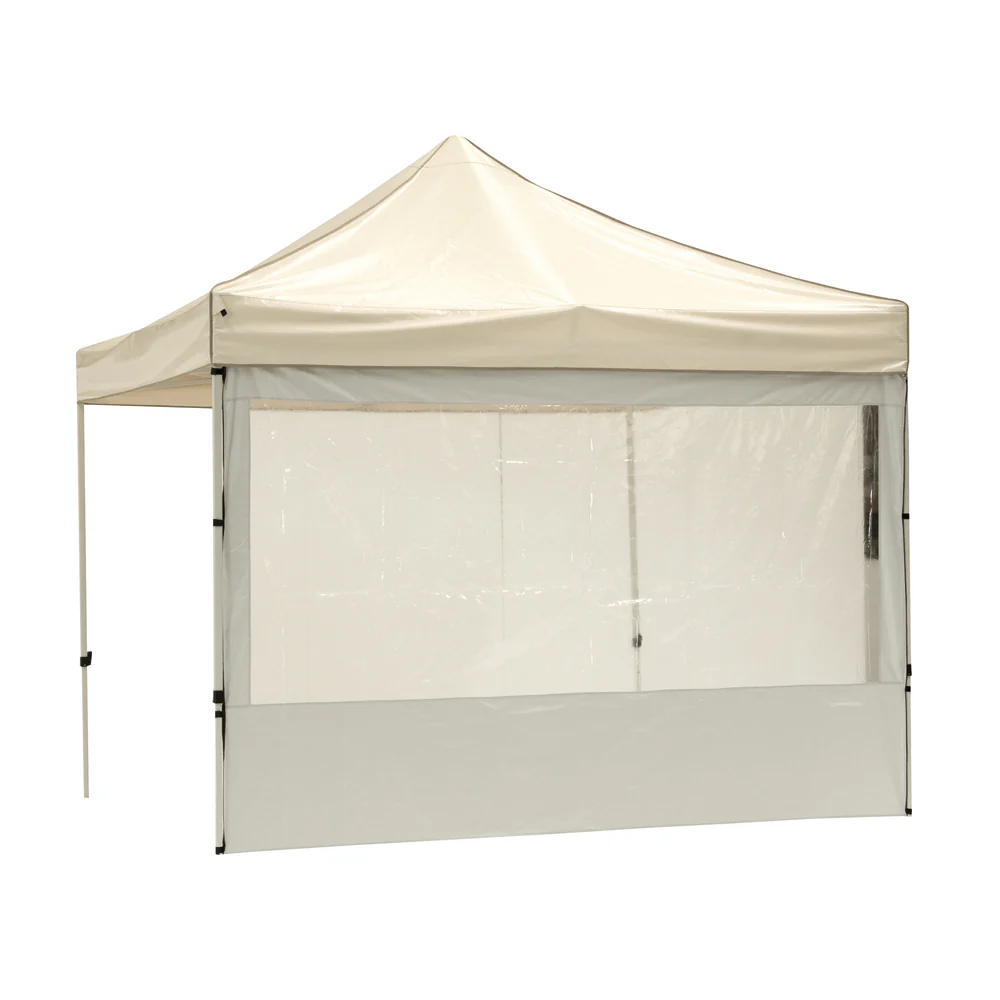 HD Gazebo Solid Wall Kit 3.0 (with PVC Window) - Off White - Image 2