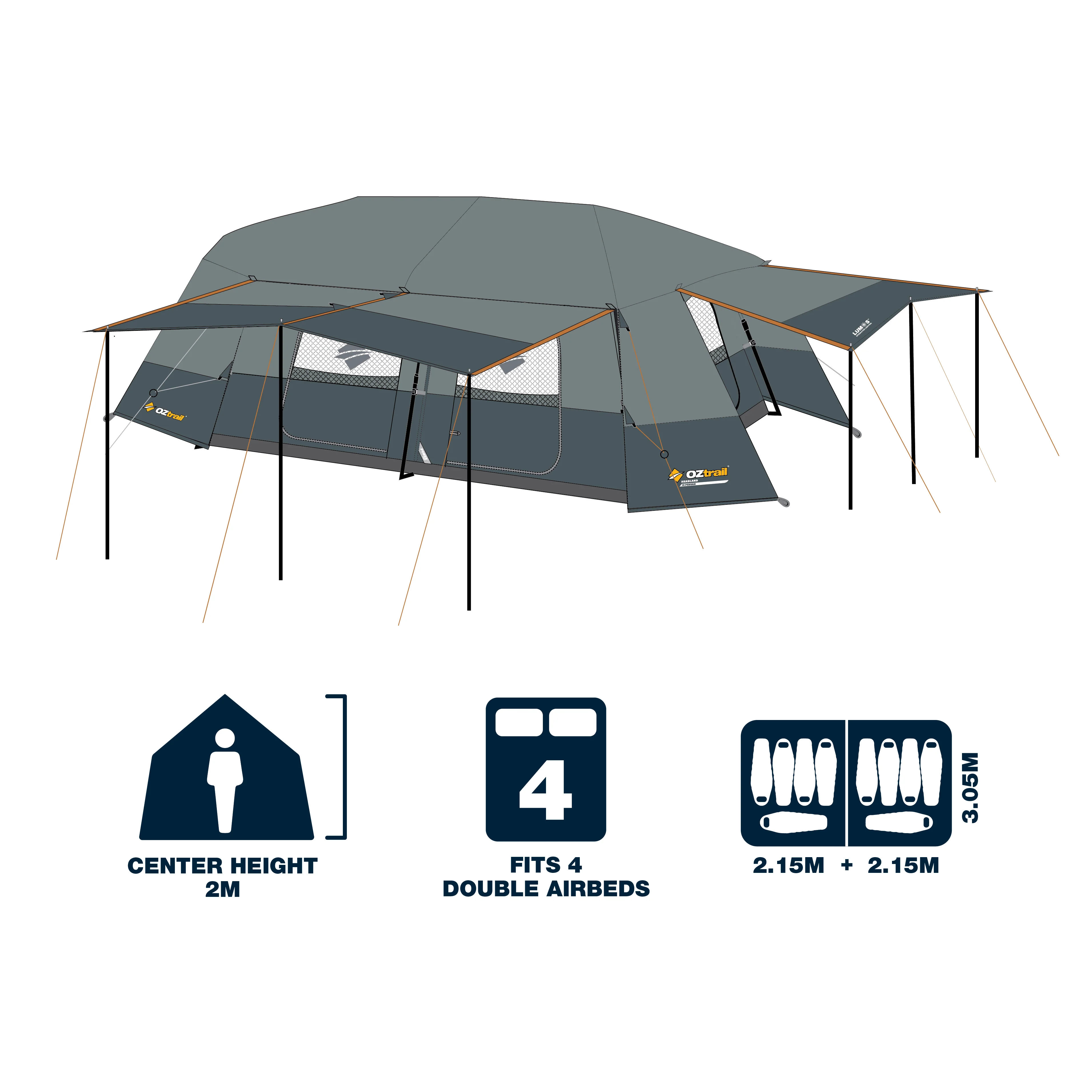 Fast Frame Headland 10P Tent - Image 4