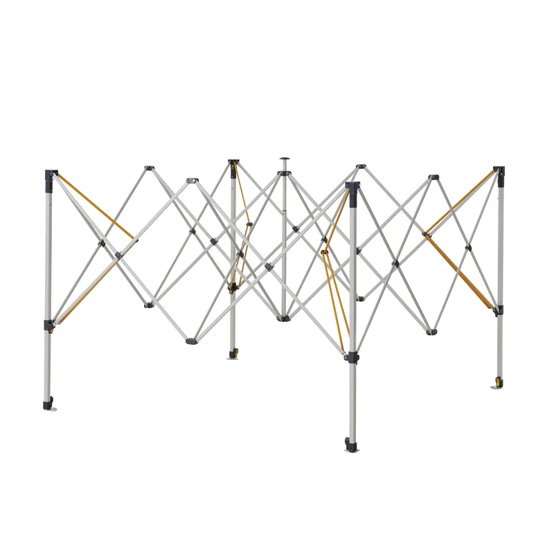 Hydroflow Deluxe 3x3m Gazebo | Heavy Duty Steel Frame | 300D Navy Canopy | Antiponding Bars | HD Wheeled Bag - Image 11