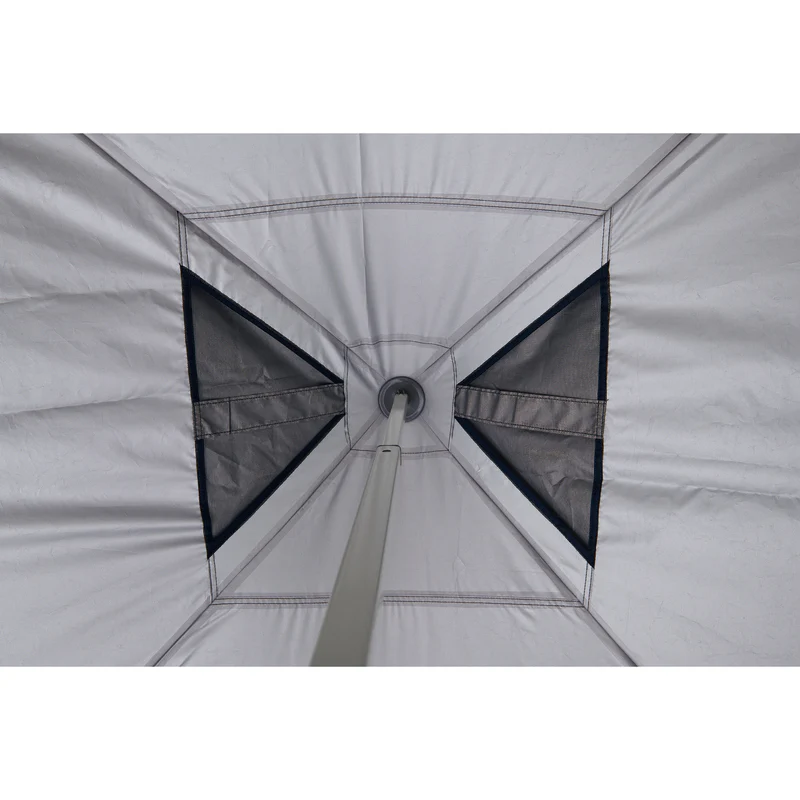 Hydroflow Deluxe 3x3m Gazebo | Heavy Duty Steel Frame | 300D Navy Canopy | Antiponding Bars | HD Wheeled Bag - Image 12