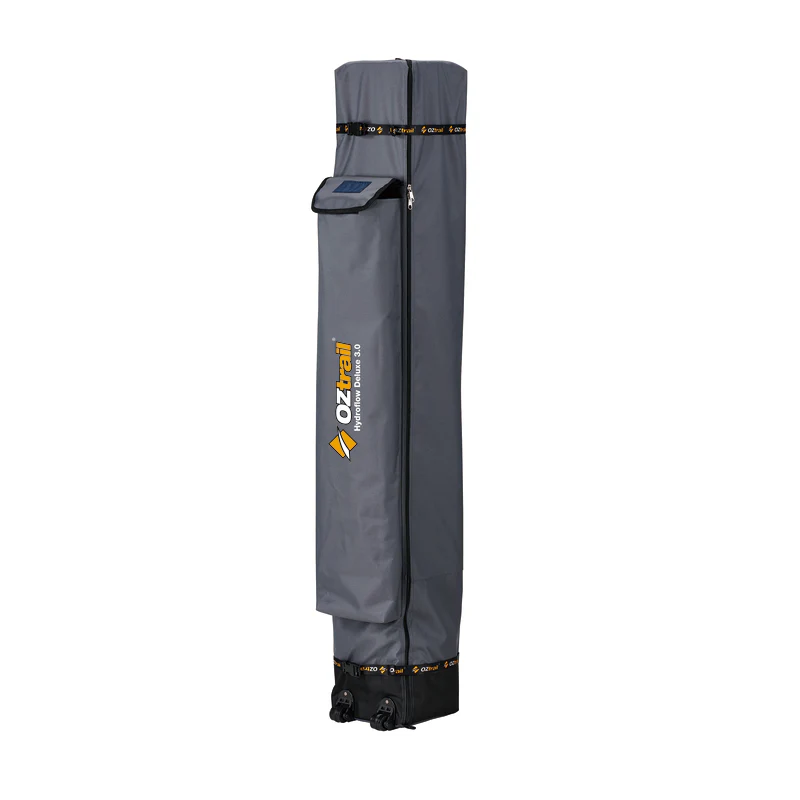 Hydroflow Deluxe 3x3m Gazebo | Heavy Duty Steel Frame | 300D Navy Canopy | Antiponding Bars | HD Wheeled Bag - Image 14