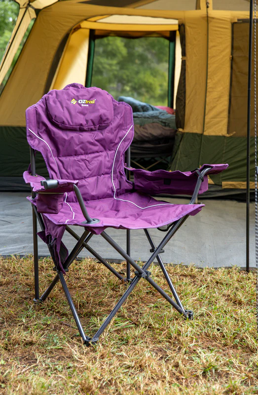 Modena Arm Chair - Purple - Image 3