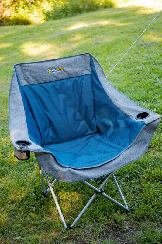 Moon Chair Single with Arms - Blue - Image 2