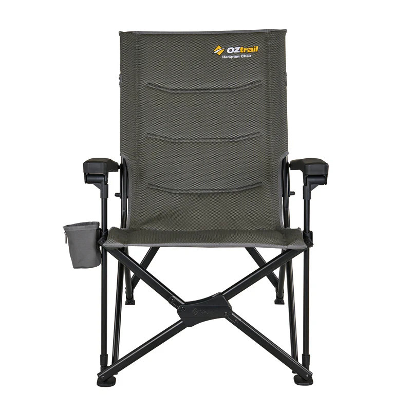 Oztrail Hampton Deluxe Chair Grey - Image 2