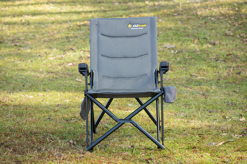 Oztrail Hampton Deluxe Chair Grey - Image 4
