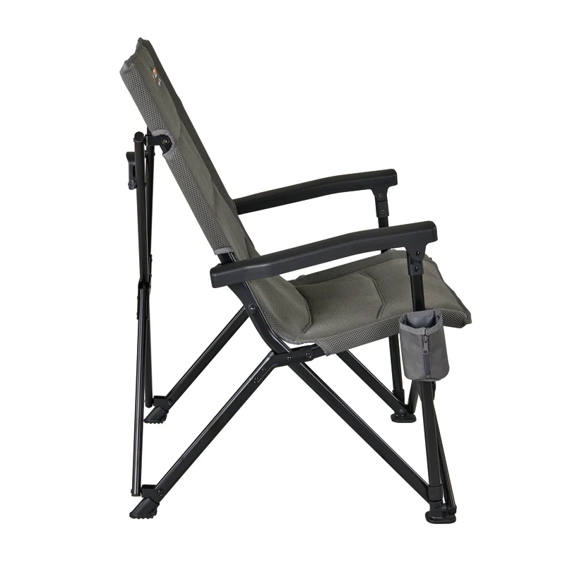 Oztrail Hampton Deluxe Chair Grey - Image 5