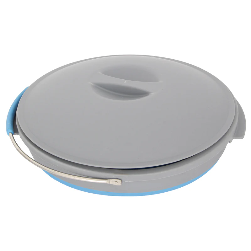 Popup Bucket With Lid 10L Blue - Image 4