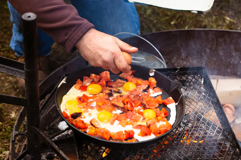 25cm Round Frying Pan Solid Handle - Image 2