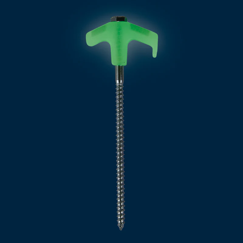 Screw In Tent Peg Set 25 Piece Glow in the dark - Image 4