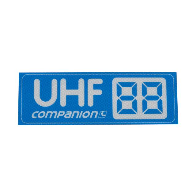 UHF Channel Sticker - Image 4